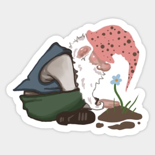 The Spring Garden Gnome Sticker